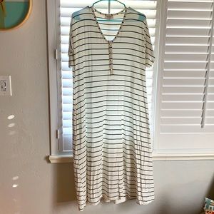 Dwell&Slumber Maternity CAFTAN Dress - Striped